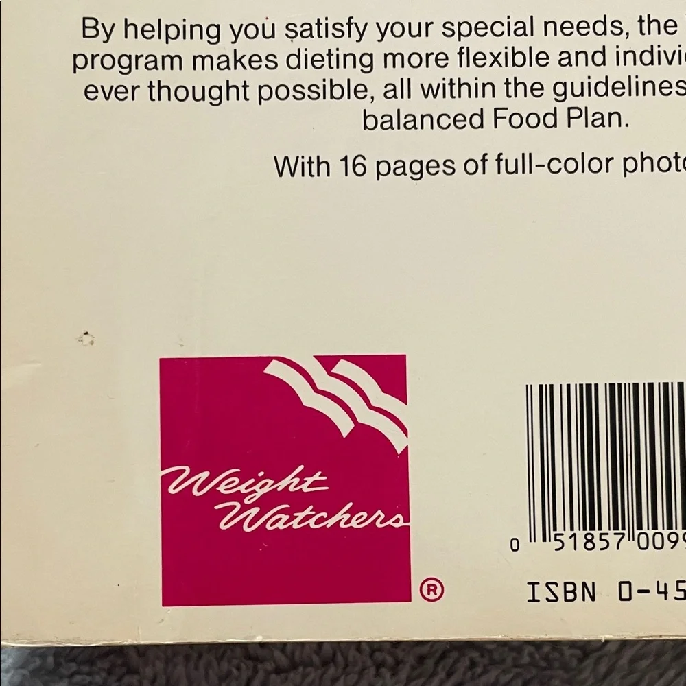 Vintage 80s-90s Weight Watchers Quick Start Program Cookbook 500 Recipes